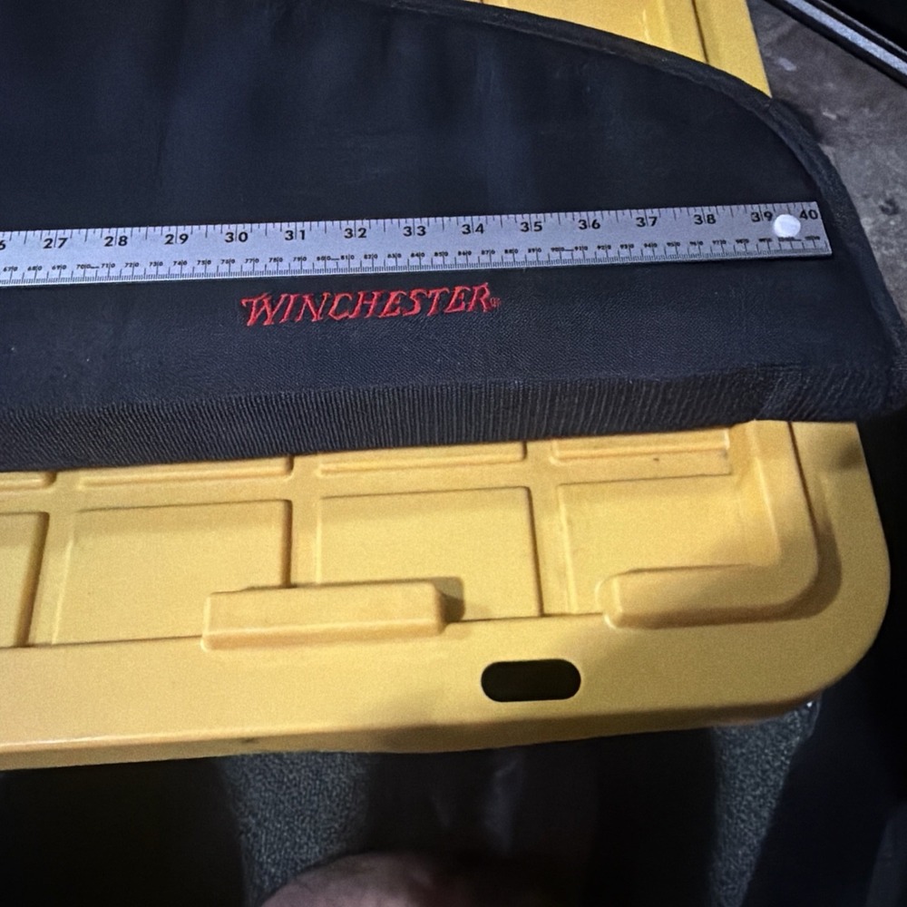 Winchester Tactical Rifle Case 38" Black Padded Soft Gun Case 5 Pocket Scoped